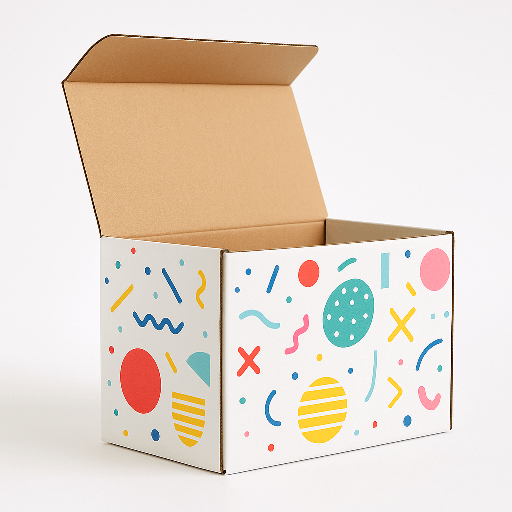 Home 3ply cardboard carton printed box flap type